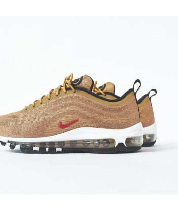 Nike x Swarovski WMNS Air Max 97 LXX - Metallic Gold / Varsity Red / Black rembourrage situé sous