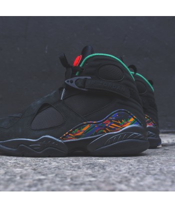 Nike GS Air Jordan 8 Retro - Black / Light Concord / Aloe Verde les ligaments