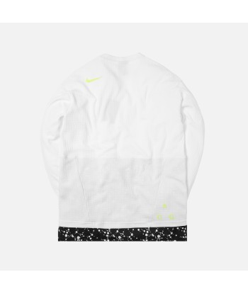 NikeLab ACG Errolson NRG Waffle Top L/S - White / Black solde