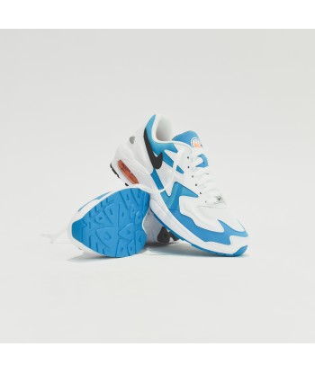 Nike Air Max 2  Light - White / Black / Blue Lagoon / Laser Orange Paris Déstockage Promo