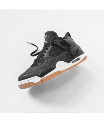 Nike GS Air Jordan 4 Rare Air - Black / White / Gum 2 - 3 jours ouvrés.