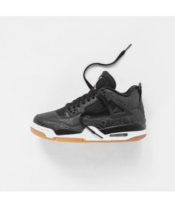 Nike GS Air Jordan 4 Rare Air - Black / White / Gum 2 - 3 jours ouvrés.