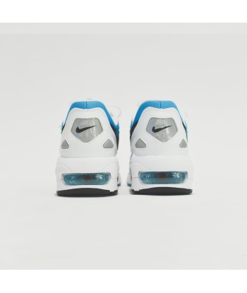 Nike Air Max 2  Light - White / Black / Blue Lagoon / Laser Orange Paris Déstockage Promo