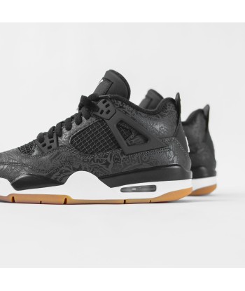 Nike GS Air Jordan 4 Rare Air - Black / White / Gum 2 - 3 jours ouvrés.