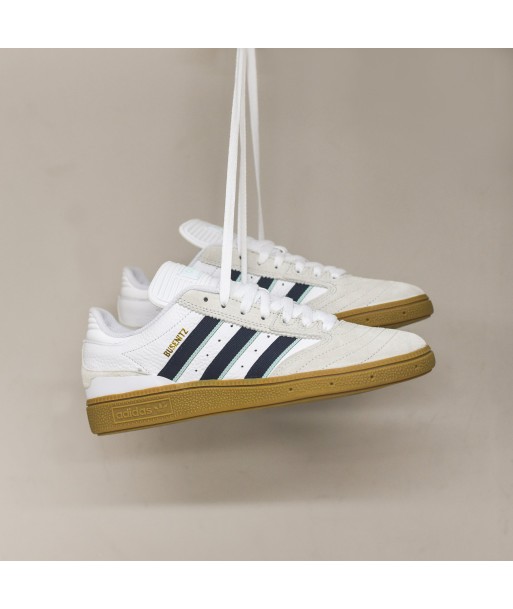 adidas Originals Busenitz - White / Collegiate Burgundy / Clear Mint chez Cornerstreet bien 