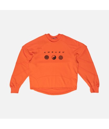 Ambush Patchwork Sweater - Orange vous aussi creer 