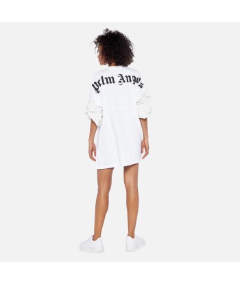 Palm Angels T-Shirt Dress - White Découvrez la collection