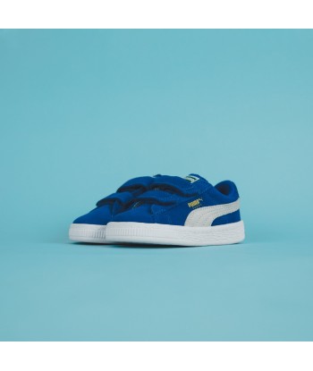 Puma Toddler Suede 2 Straps - Snorkel Blue / White du meilleur 