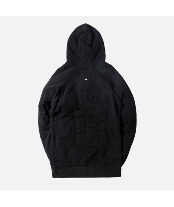 Greg Lauren Destroyed Numbered Hoodie - Black Vous souhaitez 