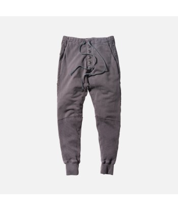 Greg Lauren Slim Lounge Pant - Charcoal En savoir plus