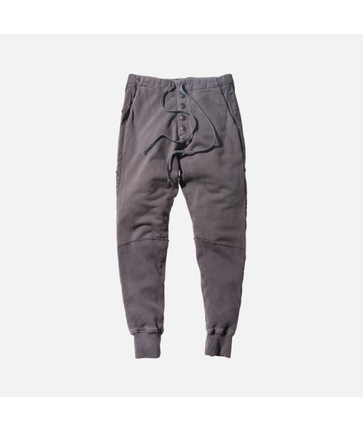 Greg Lauren Slim Lounge Pant - Charcoal En savoir plus