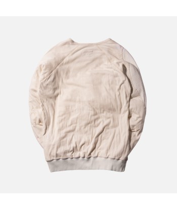 Greg Lauren Raglan Pullover With Pouch - Ivory de pas cher