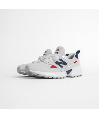 New Balance Grade School 574 - Sport Grey / Blue / Red Véritable concentré