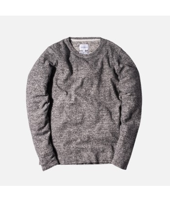 Norse Projects Halfdan Contrast Flame L/S Tee - Melange Grey en stock