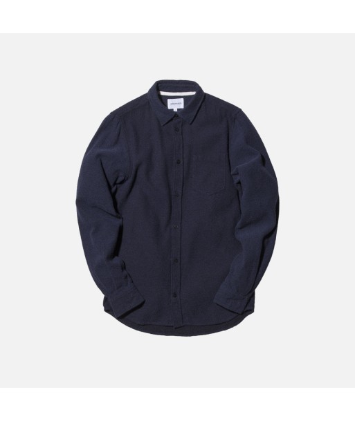 Norse Projects Anton Button-Up - Dark Navy vente chaude votre 