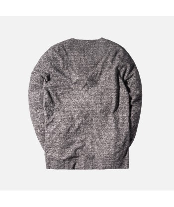 Norse Projects Halfdan Contrast Flame L/S Tee - Melange Grey en stock