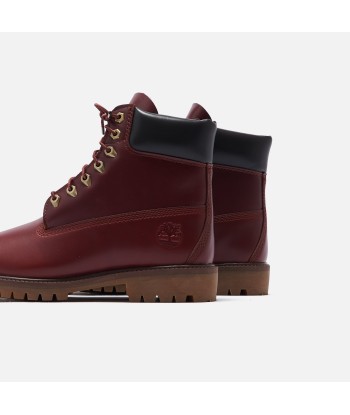 Timberland Heritage 6" Construct Boot - Burgundy pas cher