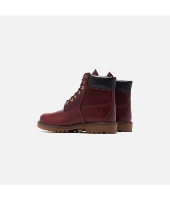 Timberland Heritage 6" Construct Boot - Burgundy pas cher