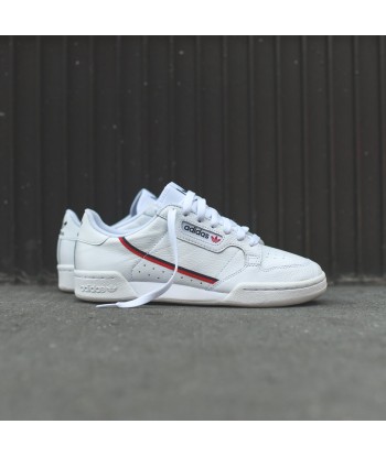 adidas Originals Continental 80 - White / Scarlet / Collegiate Navy livraison et retour toujours gratuits