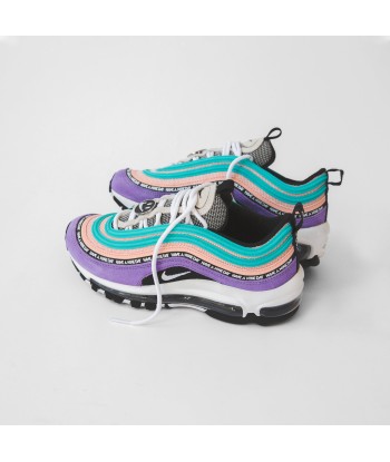 Nike GS Air Max 97 - Space Purple / White / Black / Bleach les muscles