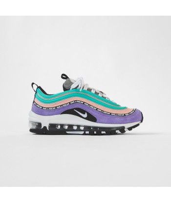 Nike GS Air Max 97 - Space Purple / White / Black / Bleach les muscles