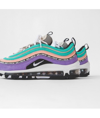 Nike GS Air Max 97 - Space Purple / White / Black / Bleach les muscles