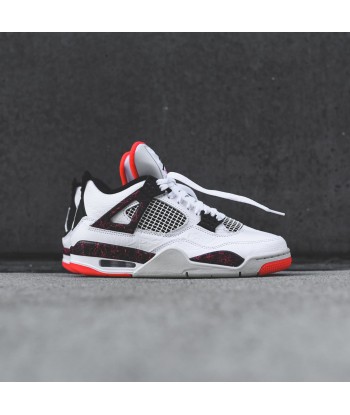 Nike Air Jordan 4 Retro - White / Black / Bright Crimson shop