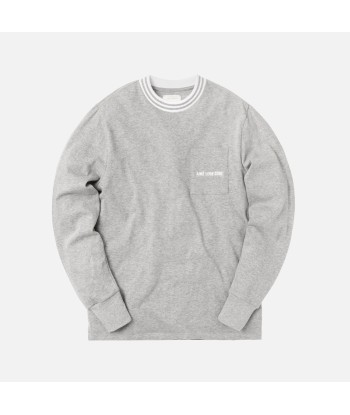 Aimé Leon Dore L/S Ribbed Collar Tee - Grey Le MVP de beaucoup