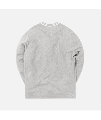 Aimé Leon Dore L/S Ribbed Collar Tee - Grey Le MVP de beaucoup