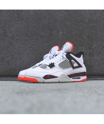 Nike Air Jordan 4 Retro - White / Black / Bright Crimson shop