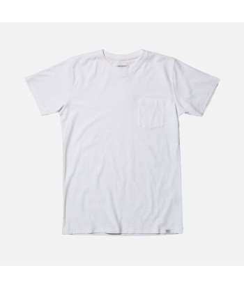 Norse Projects Niels Pocket Boucle Tee - White 50-70% off 