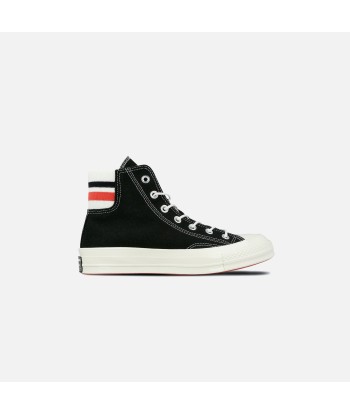 Converse Chuck 70 Retro Stripe - Hi Black / Sedona Red / Egret JUSQU'A -70%! 