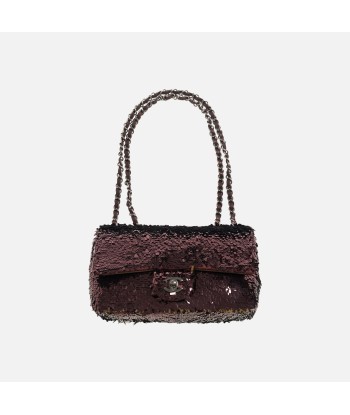 Chanel Sequin Shoulder Bag - Burgundy Vous souhaitez 