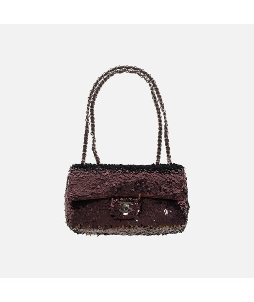 Chanel Sequin Shoulder Bag - Burgundy Vous souhaitez 