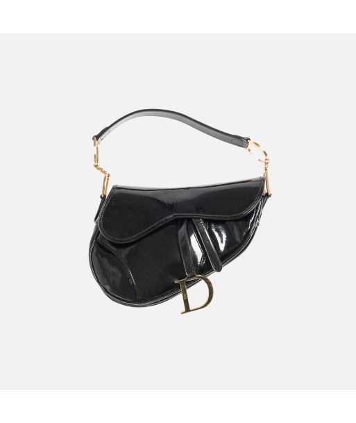 Dior Oblique Saddle Bag -  Black Patent est présent 