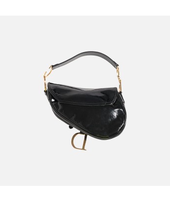 Dior Oblique Saddle Bag -  Black Patent est présent 