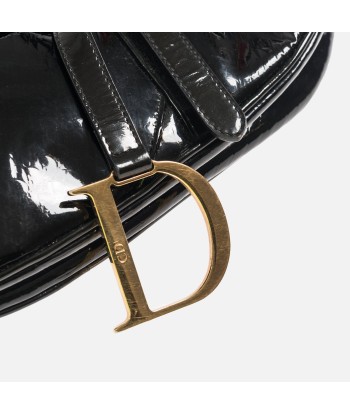 Dior Oblique Saddle Bag -  Black Patent est présent 