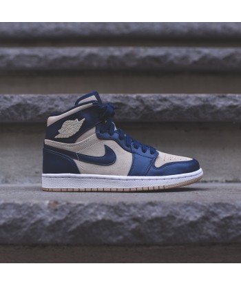 Nike WMNS Air Jordan 1 High Premium - Midnght Navy / Cream JUSQU'A -70%! 