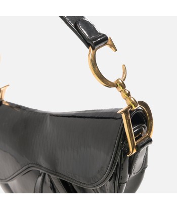 Dior Oblique Saddle Bag -  Black Patent est présent 