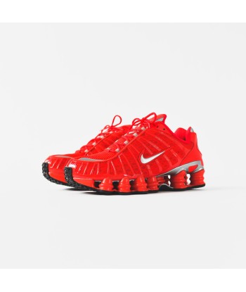 Nike Shox TL - Speed Red / Metallic Silver Pour