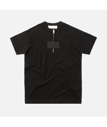 1017 Alyx 9SM Zip Front Collection Tee - Black 50% de réduction en Octobre 2024