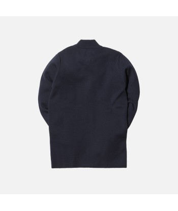 Norse Projects Sigfred Merino Zip-Up Jacket - Navy s'inspire de l'anatomie humaine