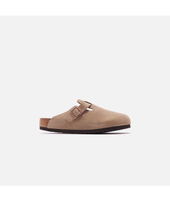 Birkenstock Boston Suede - Taupe soldes