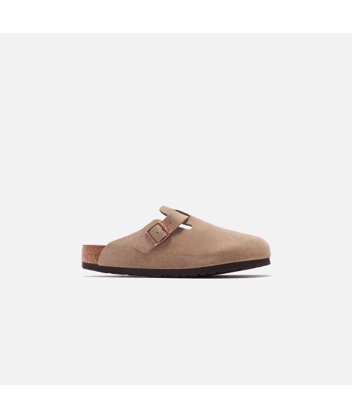 Birkenstock Boston Suede - Taupe soldes