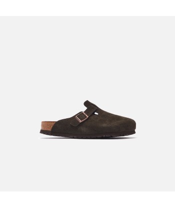 Birkenstock Boston Suede - Mocha Livraison rapide