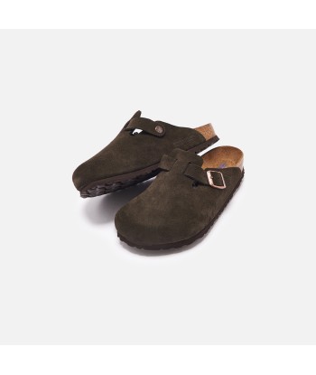 Birkenstock Boston Suede - Mocha Livraison rapide