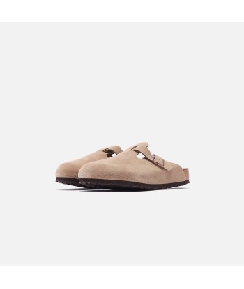 Birkenstock Boston Suede - Taupe soldes