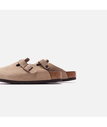 Birkenstock Boston Suede - Taupe soldes