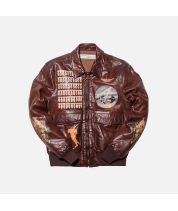 Off-White Aviator Bomber - Brown 50% de réduction en Octobre 2024