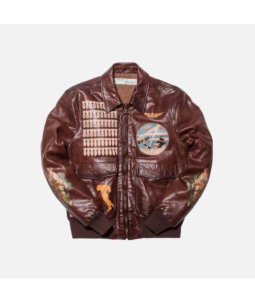 Off-White Aviator Bomber - Brown 50% de réduction en Octobre 2024